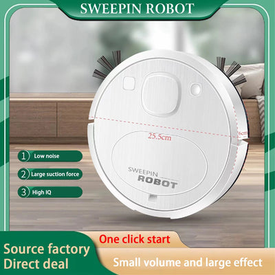 Smart Sweeping Robot-USB Rechargeable Super Suction Low Noise Auto Cleaner Vacuum Cleaner