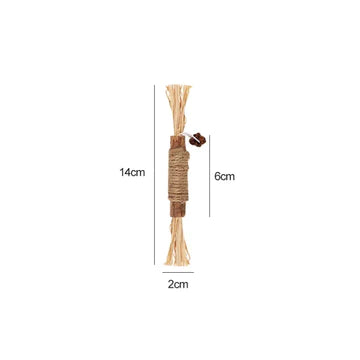 Cleaning Teeth Stick Pet Bite Cat Toy Hemp Rope