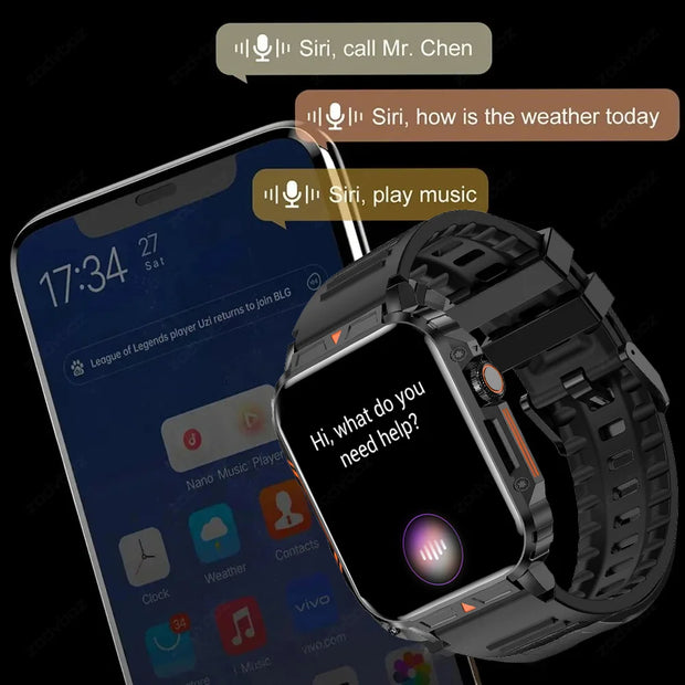 2024 New Smartwatch 1.95" Screen Health Monitoring Watche.