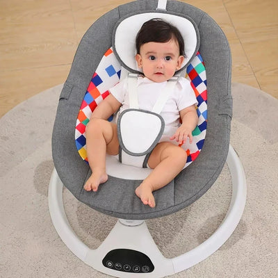 Baby Swing Lounger with Bluetooth Music & Remote Control.