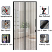 New No Punching Magnetic Screen Door