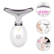 NECK FACE BEAUTY DEVICE, ELECTRIC MICROCURRENT WRINKLE REMOVER  LED DEVICE FOR WOMEN