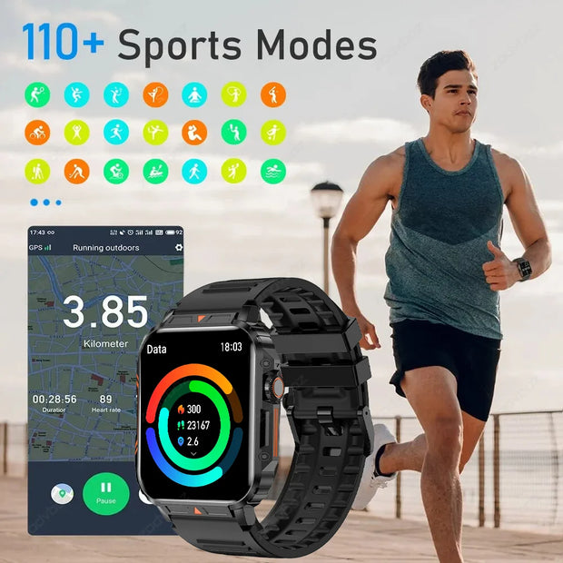 2024 New Smartwatch 1.95" Screen Health Monitoring Watche.