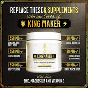 Grind King Maker, Anabolic Supplement for Men to Increase Stamina, Lean Muscle Growth & Recovery