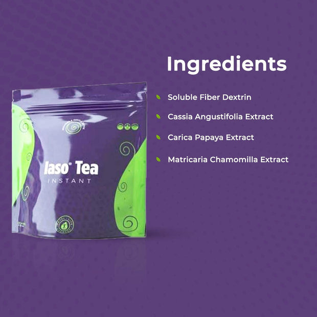 TLC Total Life Changes IASO Natural Detox Instant Herbal Tea- Detox & Cleanse Weight Loss