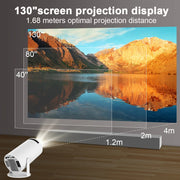 Smart Projector 4K Android 11 5G WIFI BT5.0 HY300 MINI Portable Projector Home Cinema 720P Outdoor 1080P 4K Movie HD