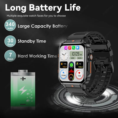 2024 New Smartwatch 1.95" Screen Health Monitoring Watche.