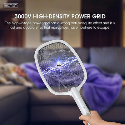 Electric Bug Zapper, Instant Fly Swatter Rechargeable Racket.