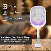 Electric Bug Zapper, Instant Fly Swatter Rechargeable Racket.