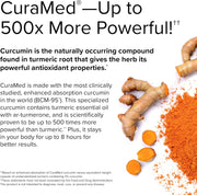 Terry Naturally CuraMed Curcumin Complex - Superior Absorption BCM-95 - Non-GMO, Gluten Free, Halal