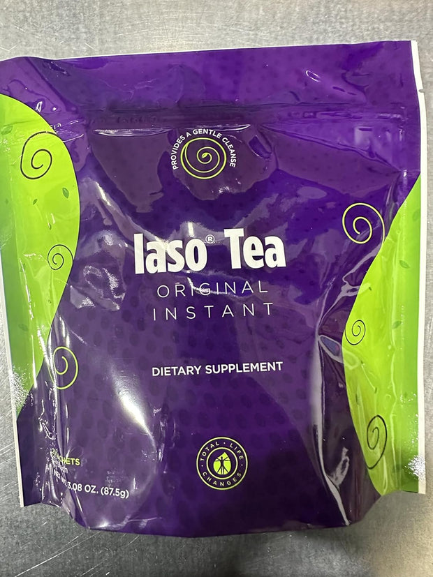 TLC Total Life Changes IASO Natural Detox Instant Herbal Tea- Detox & Cleanse Weight Loss