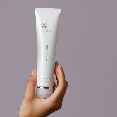 Nu Skin conductive gel personalized wellness and  restore, revitalize, and refresh.