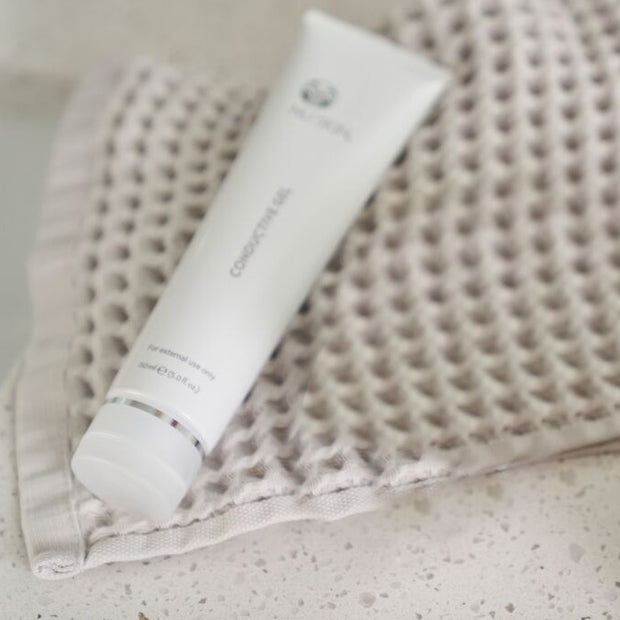 Nu Skin conductive gel personalized wellness and  restore, revitalize, and refresh.