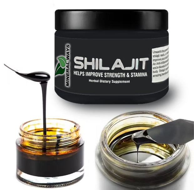 SHILAJIT HELPS IMPROVE STRENGTH & STAMINA HEARBAL DIETARY SUPPLEMENT