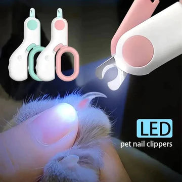 LED Light Cat Dog Nail Clipper Cutter