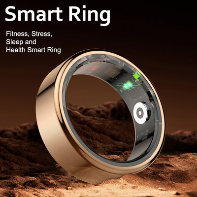 Smart Ring 2024  R02 Health Monitoring IP68 Waterproof Multi-sport Modes Bluetooth Sleep Tracker Finger Ring Man's, women's