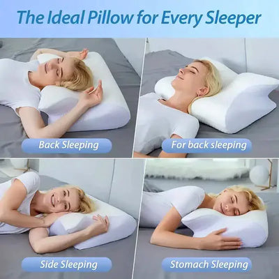 Butterfly Shaped Cervical Pillow, Neck Pain Relief, Orthopedic Sleeping Pillow, Memory Foam Pillows, Relaxing