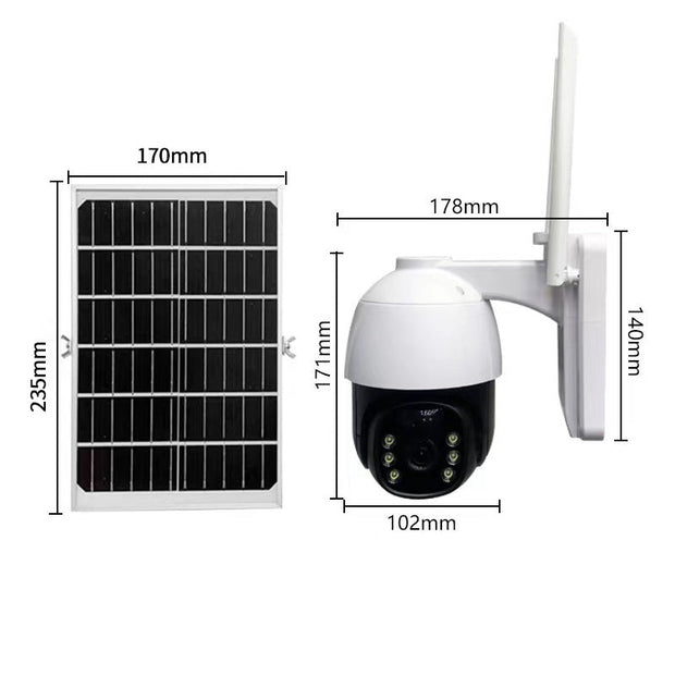 Smart Wireless Solar Surveillance  Camera